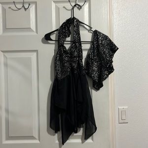 Black and Silver Dance costume